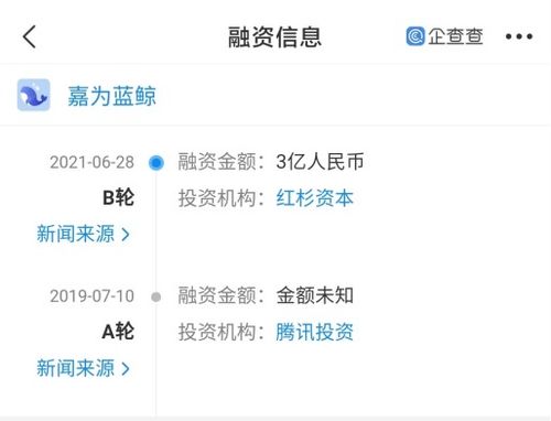 嘉为蓝鲸完成3亿人民币B轮融资，深耕IT综合服务与信息系统集成领域
